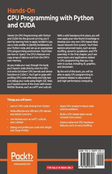 Buy Hands-On GPU Programming with Python and CUDA Book Online at Best ...