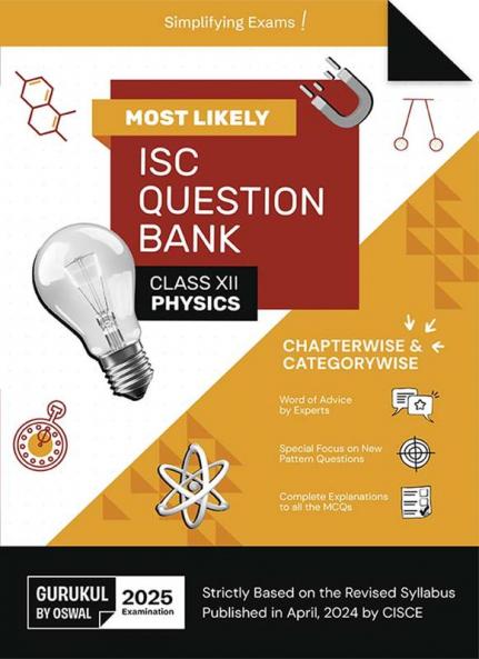 Buy Gurukul By Oswal Physics Most Likely Question Bank : ISC Class 12 ...