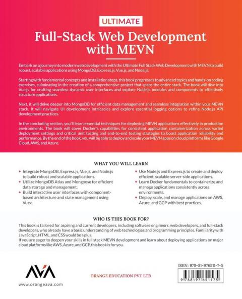 Buy Ultimate Full-Stack Web Development with MEVN Book Online at Best ...