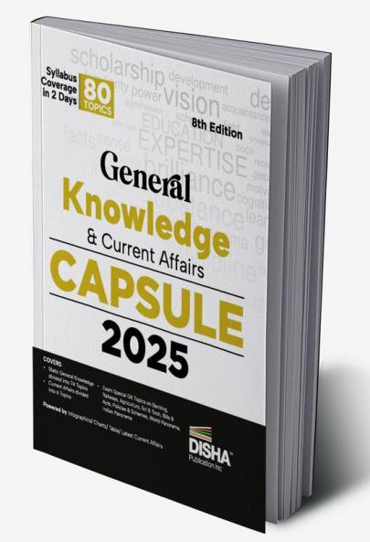 Buy Disha's General Knowledge & Current Affairs Capsule 2025 8th ...