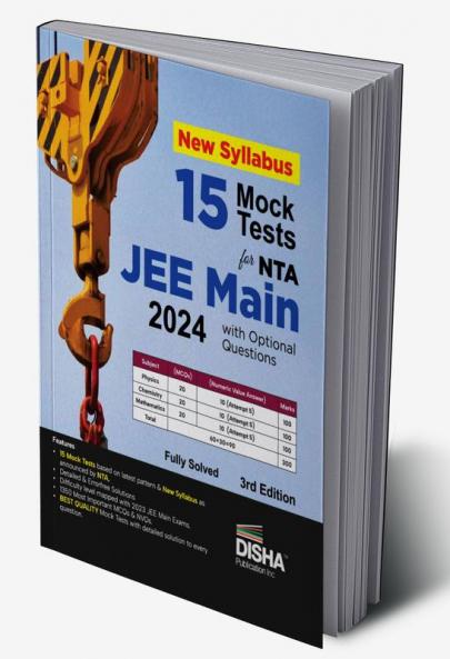 Buy 15 Mock Tests for New Syllabus NTA JEE Main 2024 with Optional ...