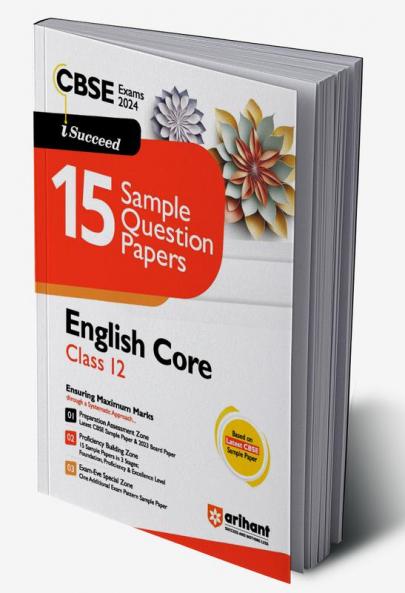 Buy Arihant CBSE Sample Question Papers Class 12 English Core Book for ...