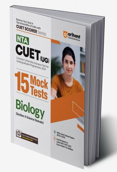 Buy Arihant NTA CUET UG 15 Mock Test For Section 2 Science Domain ...