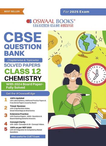 Buy Oswaal CBSE Question Bank Class 12 Chemistry Chapterwise and ...