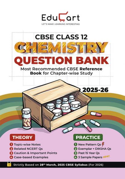 Buy Educart CBSE Class 12 Chemistry Question Bank 2025-26 (Includes ...