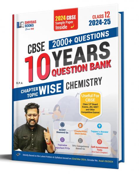 Buy CBSE Class 12 Chemistry Chapterwise Previous 10 Years Solved Papers ...