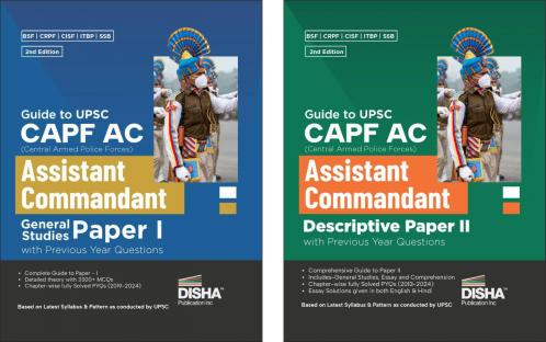 Buy Combo (set of 2 Books) Guide to UPSC CAPF AC General Studies ...
