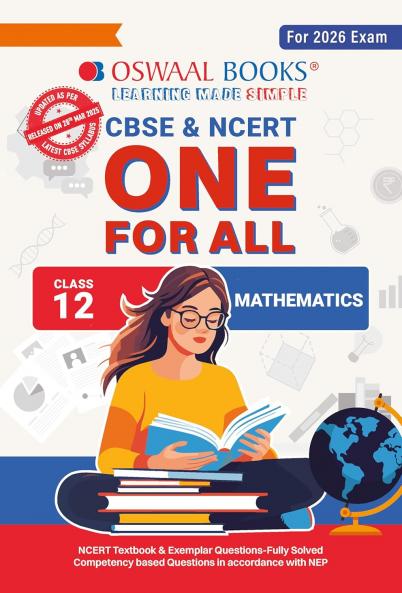 Buy Oswaal CBSE & NCERT One for All Class 12 Mathematics (For 2026 Exam ...