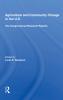 Agriculture And Community Change In The U.s.
