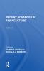 Recent Advances In Aquaculture
