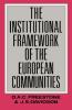 Institutional Framework of the European Communities