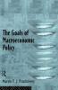 Goals of Macroeconomic Policy
