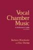 Vocal Chamber Music