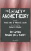 Legacy of Anomie Theory