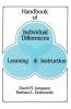 Handbook of Individual Differences Learning and Instruction