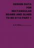 Design Data for Rectangular Beams and Slabs to BS 8110: Part 1