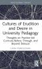 Cultures of Erudition and Desire in University Pedagogy