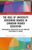 Role of University Governing Boards in Canadian Higher Education