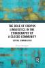 Role of Corpus Linguistics in the Ethnography of a Closed Community