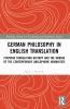 German Philosophy in English Translation