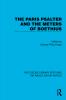 Paris Psalter and the Meters of Boethius