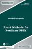 Exact Methods for Nonlinear PDEs
