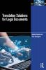 Translation Solutions for Legal Documents