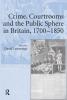 Crime Courtrooms and the Public Sphere in Britain 1700-1850