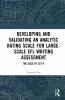 Developing and Validating an Analytic Rating Scale for Large-Scale EFL Writing Assessment