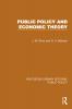 Public Policy and Economic Theory