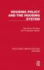Housing Policy and the Housing System