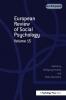 European Review of Social Psychology: Volume 15