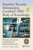 Sensitive Security Information Certified® (SSI) Body of Knowledge