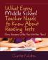 What Every Middle School Teacher Needs to Know About Reading Tests