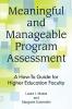 Meaningful and Manageable Program Assessment