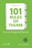 101 Rules of Thumb for Low-Energy Architecture