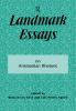 Landmark Essays on Aristotelian Rhetoric