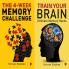 Train Your Brain + The 4-Week Memory Challenge (Set of 2 Books)