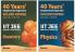 Combo Of 40 Years Chapterwise Chemistry (Old) & 40 Years Chapterwise Physics (Old) Set of 2 Books