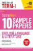 Class 10-Score More 10 Sample Papers Term 1 English Lang & Literature