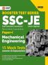 SSC 2022: Booster Test Series - JE Paper I - Mechanical Engineering - 15 Mock Tests