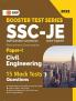 SSC 2022 : Booster Test Series - JE Paper I - Civil Engineering - 15 Mock Tests (includes 2019-2021 papers) Questions