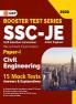 SSC 2022: Booster Test Series - JE Paper 1 - Civil Engineering - 15 Mock Tests (Answers)