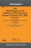 Maintenance and Welfare of Parents and Senior Citizens Act 2007 as amended by Jammu and Kashmir Reorganisation Act 2019