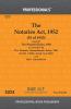 Notaries Act 1952 Alongwith Notaries Rules 1956