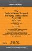 Prohibition of Benami Property Transactions Act 1988 alongwith Rules & Notifications