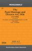 Parsi Marriage and Divorce Act 1936 as amended by Jammu and Kashmir Reorganisation Act 2019 With Short Comments