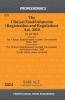 Clinical Establishments (Registration and Regulation) Act 2010 Alongwith Clinical Establishments (Central Government) Rules 2012