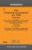 Chartered Accountants Act 1949 as amended by Chartered Accountants the Cost and WorksAccountants and the Company Secretaries (Amendment) Act 2022 Alongwith Chartered Accountants (Nomination of Members to the Council) Rules 2006