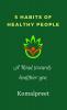 5 Habits of Healthy People